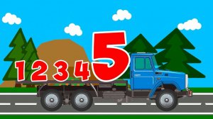 Грузовичок УЧИТ ЦИФРЫ от 1 до  5. Выучит ли МАШИНКА все ЦИФРЫ?