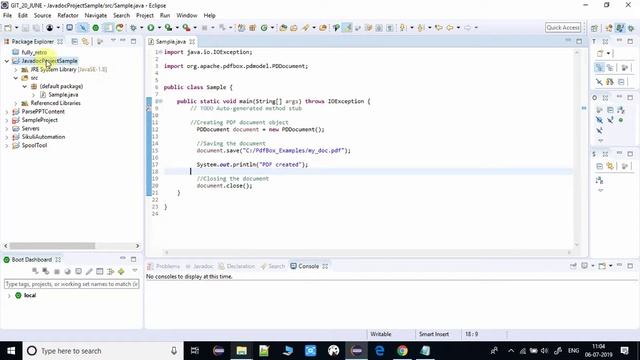 How to add Javadoc in Eclipse IDE? | Tutorial for Beginners смотреть онлайн