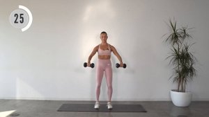 15 min STANDING ARM WORKOUT | With Dumbbells | Shoulders, Biceps and Triceps