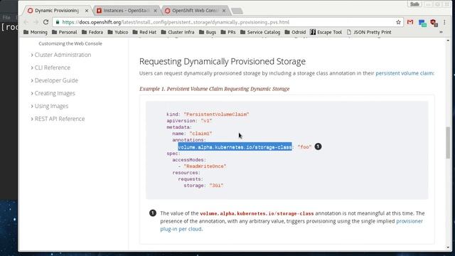 Dynamically Provision Cinder Storage for OpenShift on Openstack смотреть онлайн