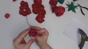 Роза из Фоамирана