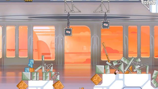 Angry Birds Star Wars B-7 Boba Fett Missions 3 Star Walkthrough смотреть онлайн