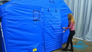 Съёмный ПВХ тент. Пневмокаркасная палатка 6,0 м. х 4,0 м. х 2,7 м.