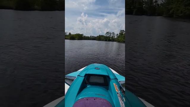 WaveVenture first ride in the Creek