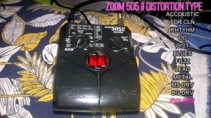 Zoom 505 II Distortion and Modulation Test #zoom505