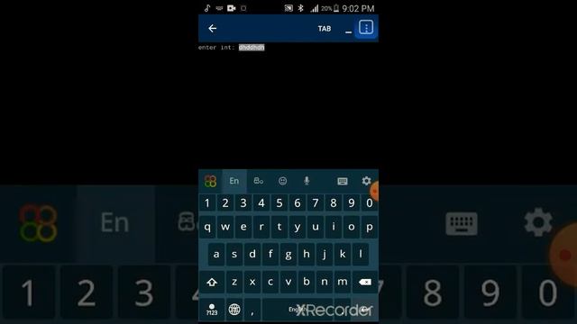 python input