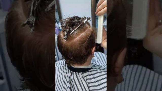 Стрижка - окрашивание #стрижкакаре #осветление #окрашиваниеволос #hairstyle #hair #airtouch #блонд