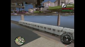 saxvcxlc gta san andreas ring railway tram metro crashing жд покатушки