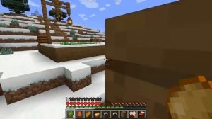 Minecraft - Зимний Биом и Новая деревня