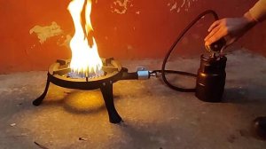 Газовая горелка Чугунная 7 кВт с Регулируемым редуктором