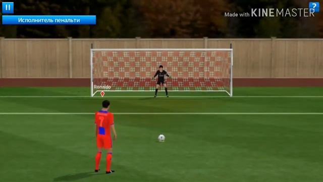Dream league soccer. Как правильно отбивать пенальти, и как бить штрафные?!