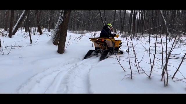 Гусеницы на квадрик. Поедут или нет. Motoland Wild Track X 125 кубок на гусянке смотреть онлайн