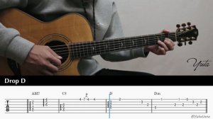 My Love Mine All Mine - Mitski - Fingerstyle Guitar TAB Easy