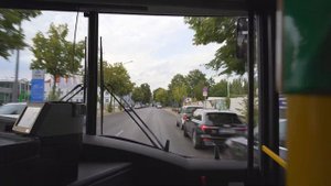 Germany, Berlin, bus 256 ride from Freiaplatz to Liebenwalder Straße