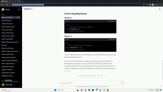 python 3 vs