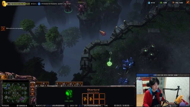 StarCraft 2: Queen Zergling drop in ZvT смотреть онлайн