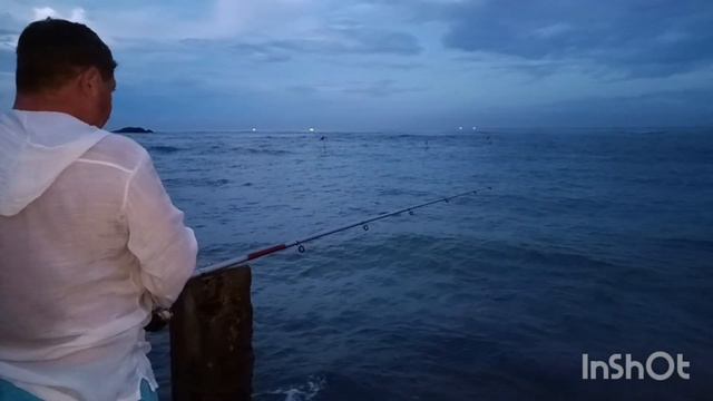 Рыбалка на Шри-Ланке, декабрь, 2023, ч.1. на удочку с берега смотреть онлайн