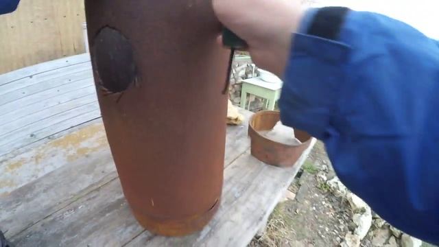 ПЕЧЬ ДЛЯ ЧУГУННОГО КАЗАНА/ИЗ ГАЗОВОГО БАЛЛОНА/СВОИМИ РУКАМИ смотреть онлайн