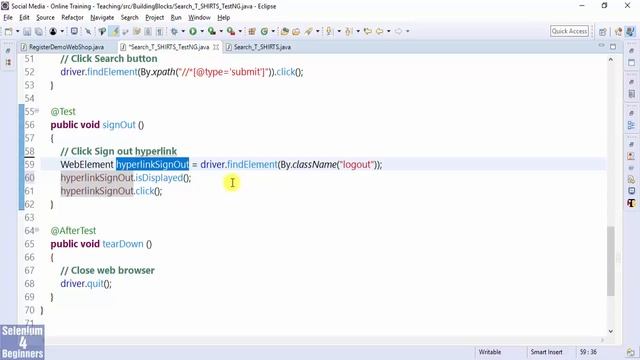 ✔ Part 2 - Building Blocks For #Selenium | (Video 5)