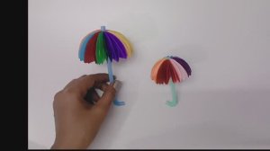 Зонтик из бумаги для куклы!