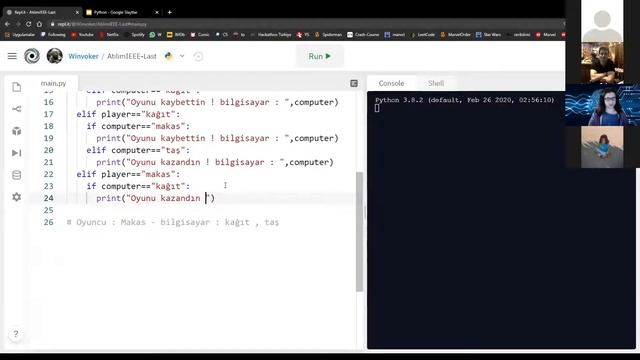 IEEE ATILIM ÜNVERSİTESİ COMPUTER SOCIETY | PYTHON EĞİTİMİ 3 | смотреть онлайн
