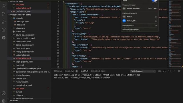 YAML Language Server "Jump to schema location" CodeAction смотреть онлайн