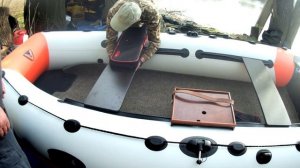 УСТАНОВКА ДАТЧИКА ЭХОЛОТА Lowrance Hook2 7x TripleShot НА ЛОДКУ ВУЛКАН 370