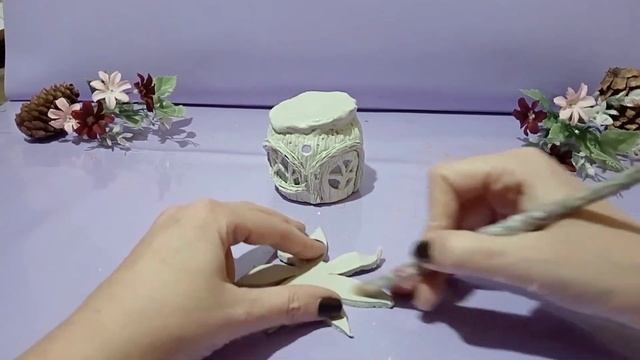 ?DIY CASA DE HADAS FLOR MINIATURA/PORTA VELA/usando botella de plástico ? смотреть онлайн
