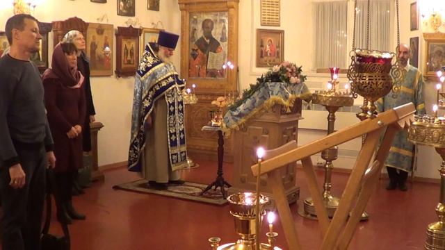 2016.10.13. Фрагмент всенощного бдения в праздник Покрова Пресвятой Богородицы. смотреть онлайн