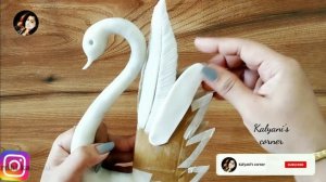 Unique Craft Swan Showpiece Making At Home/Gift item showpiece/plastic bottle craft/diy home decor