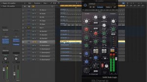 "Консольное" сведение при помощи Waves NLS и Waves SSL.