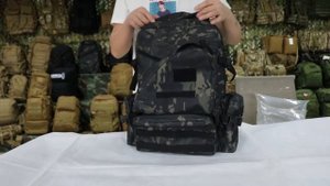 Рюкзак тактический 50 литров, жесткая спинка