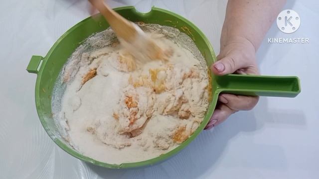 Тыквенно-лимонный манник .