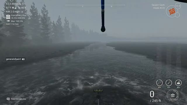 Fisherman fishing planet Kaniq Creek unique & trophy pink salmon смотреть онлайн