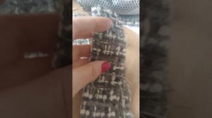 Твидовый пиджак.  Петли. изобрела способ.