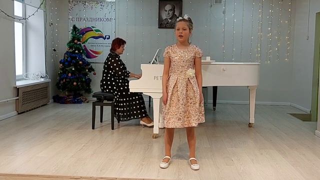 "Зимний вечер", Исполняет: Шемановская Марика, 9 лет