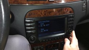 Set Time or Change Date Mercedes-Benz S Class W220