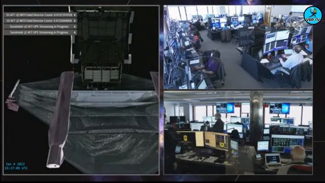 NASA'S JAMES WEB TELESCOPE DEPLOYMENT  LIVE