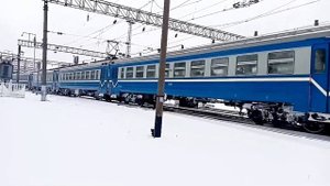 ЭР9т сообщением Минск Восточный - Орша центральная отправляется со "ст.Минск-Восточный"