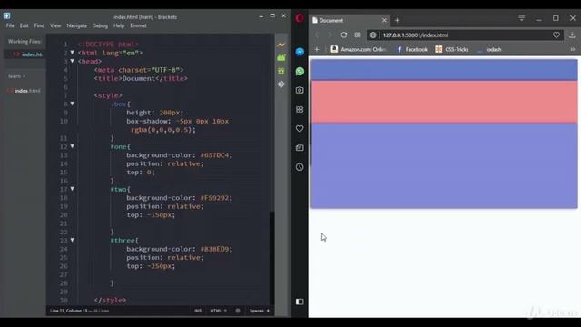 CSS3 Master Series: The Complete CSS Course for Beginners : Z-index