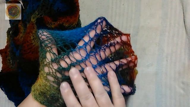 Шаль "Султан" Часть 5 (стирка и блокировка) смотреть онлайн