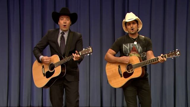 Jimmy Fallon & Brad Paisley Sing "Balls In Your Mouth" (Late Night with Jimmy Fallon)