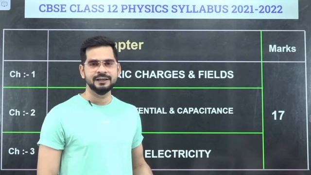 Class 12 Physics CBSE Board Term 1  Deleted Syllabus 21-22,  | Sachin SIR