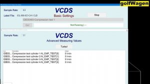 VCDS cylinder Compression Test