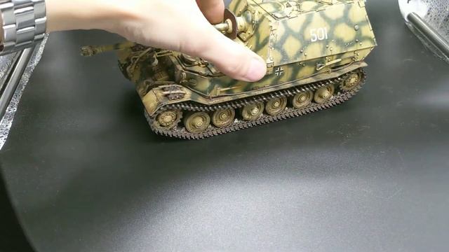 САУ Ferdinand. Работа подвески. смотреть онлайн