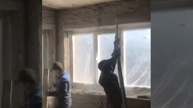 Штукатурные работы машинная Штукатурка