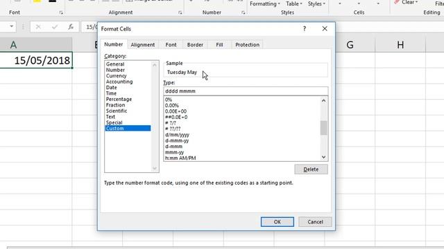 How to Create a Custom Date Format in Excel смотреть онлайн