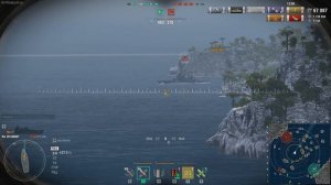 Мир кораблей. Советский линкор 7 лвл. Синоп в режиме Случайный бой.mp4