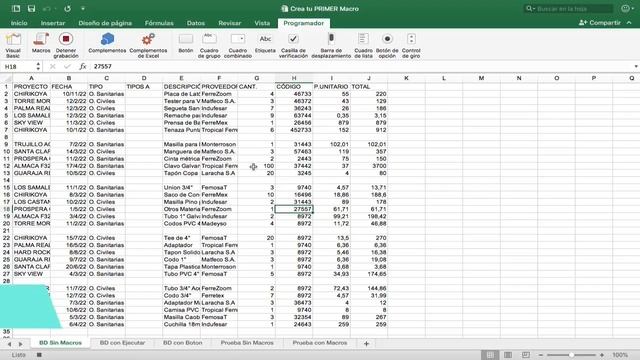 Aprende FÁCIL y desde CERO como crear tu primera MACRO en EXCEL