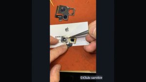 Разборка основной камеры iPhone 12 Pro Max